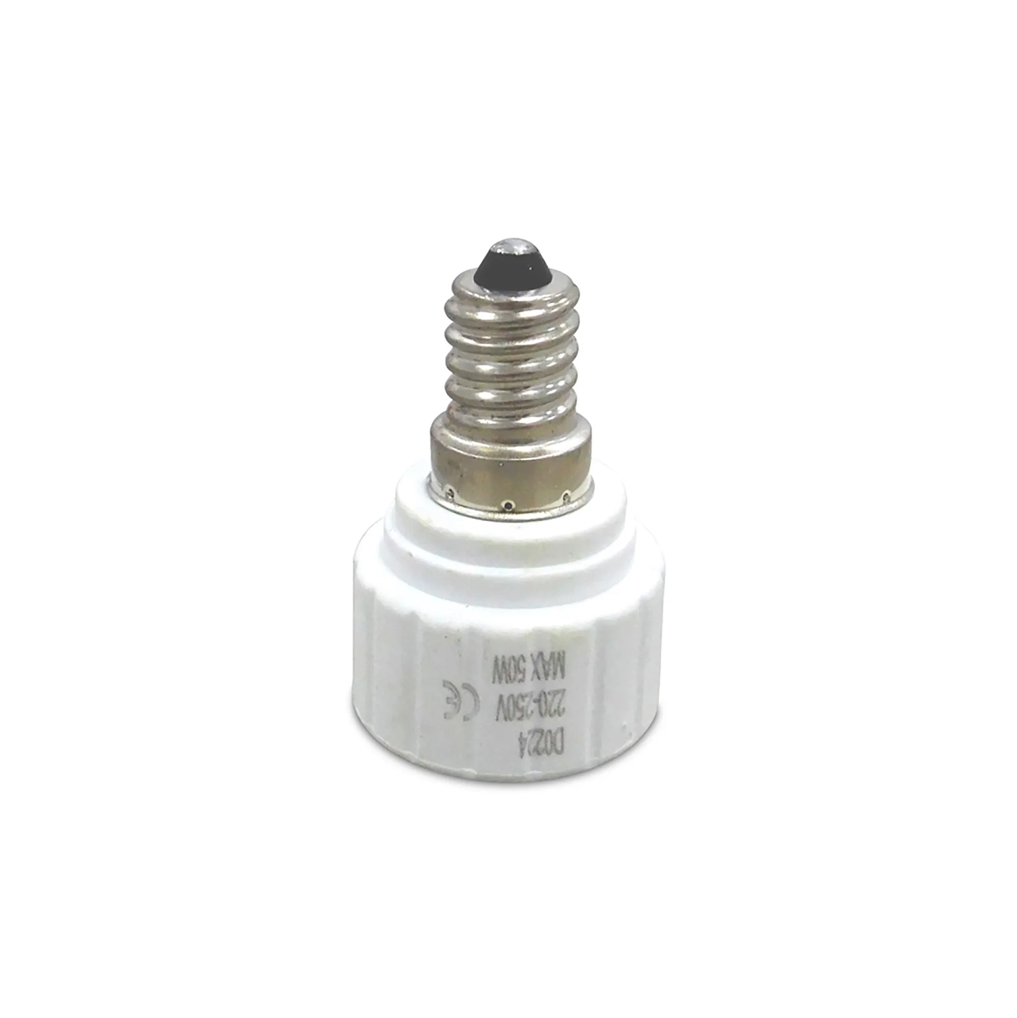 D0224  Elements E14 to GU10 Lamp Socket Converter White